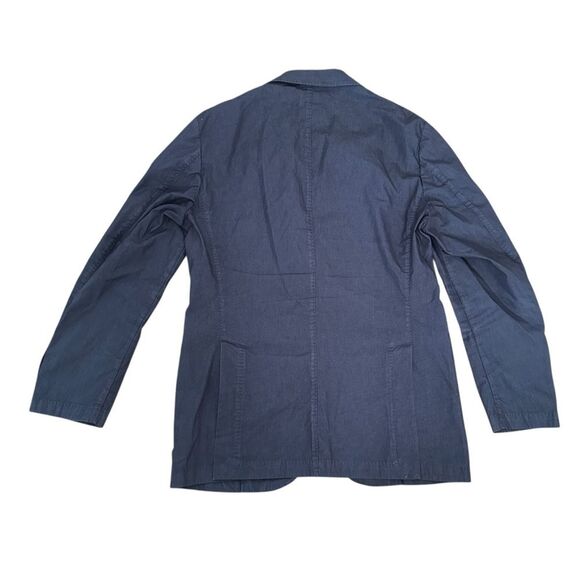 L.B.M 1911 Tailored Blazer Jacket 100% Cotton Size 50R Large Brown - Picture 5 of 12